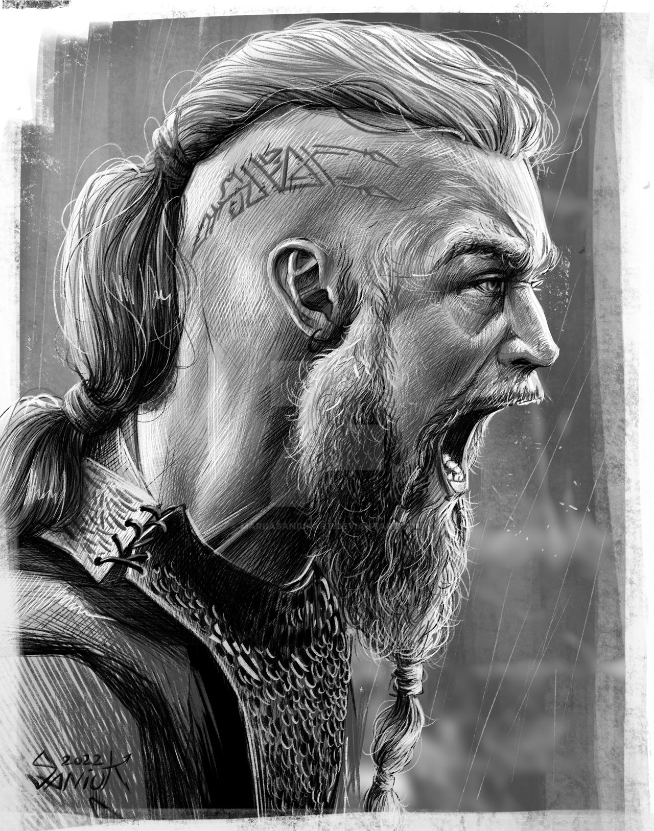 Viking Portrait By Mariiasaniukart On DeviantArt viking-portrait-by-mariiasaniukart-on-deviantart
