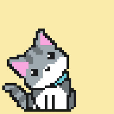 catwheezie على X: I'm definitely a noob at pixel art, but what do we think  of this? She's 32x32.  / X