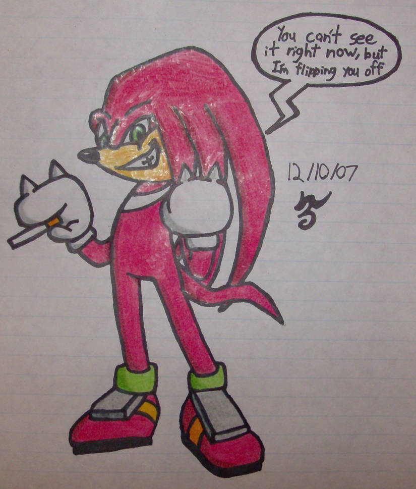 Knuckles by chaosscizzors on DeviantArt