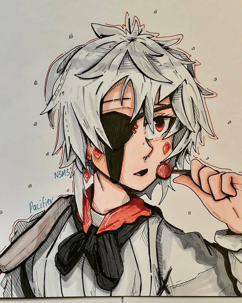 Oc With Pacifier Deviantart Pacifier- Character Design sketch #6 by Thronezz on DeviantArt