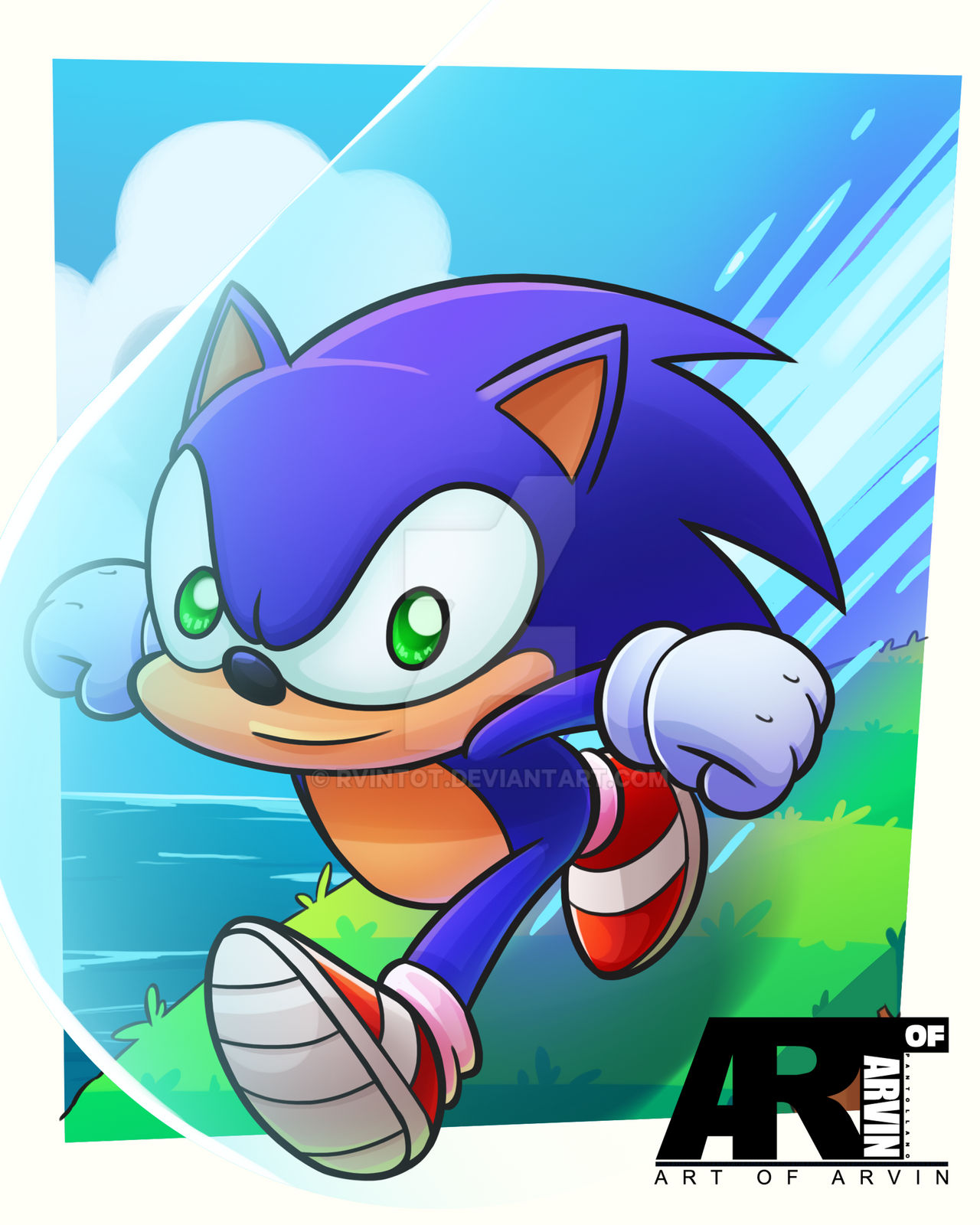 Sonic Characters Deviantart Sonic the Hedgehog fanart by RvINtot on DeviantArt