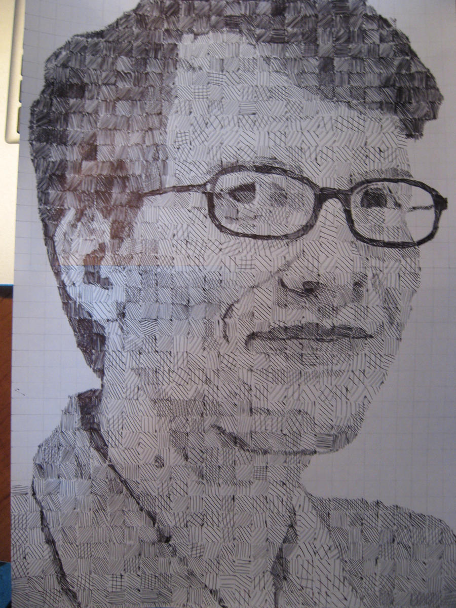 Hank Green Pen Drawing