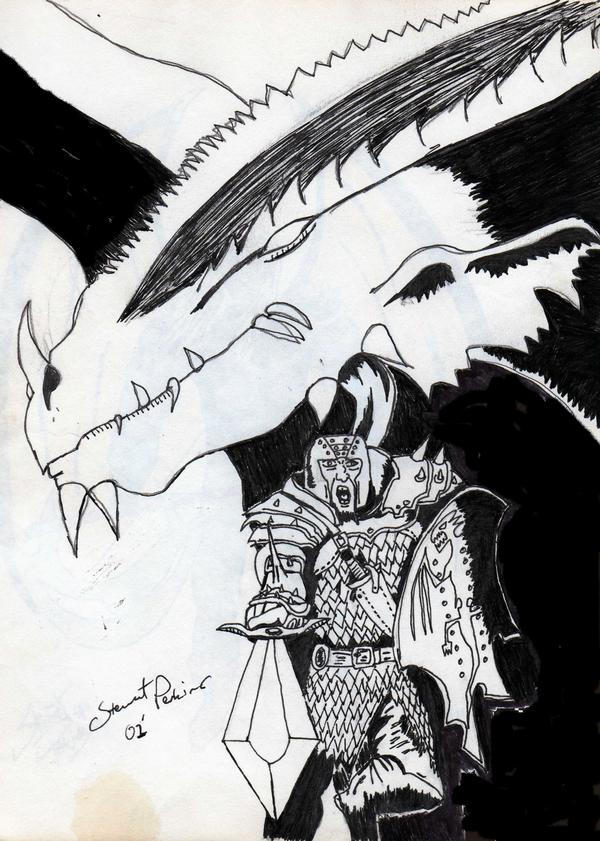 Redgar Vs the Dragon by Aventar on DeviantArt