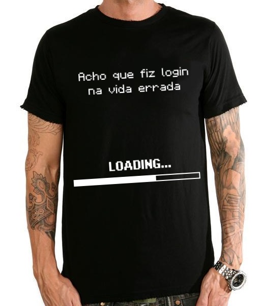 Camiseta Login Errado