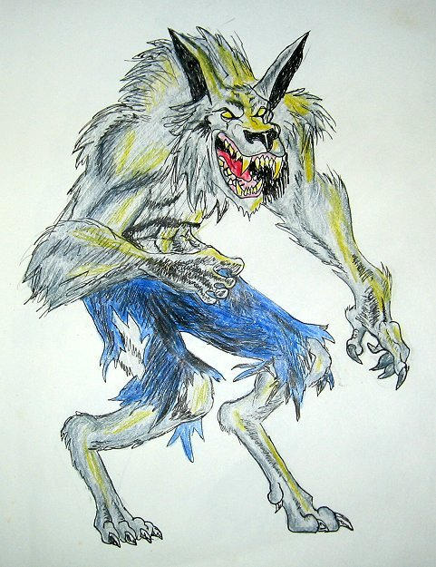 Fully-transformed werewolf by Rat-Soldier on DeviantArt