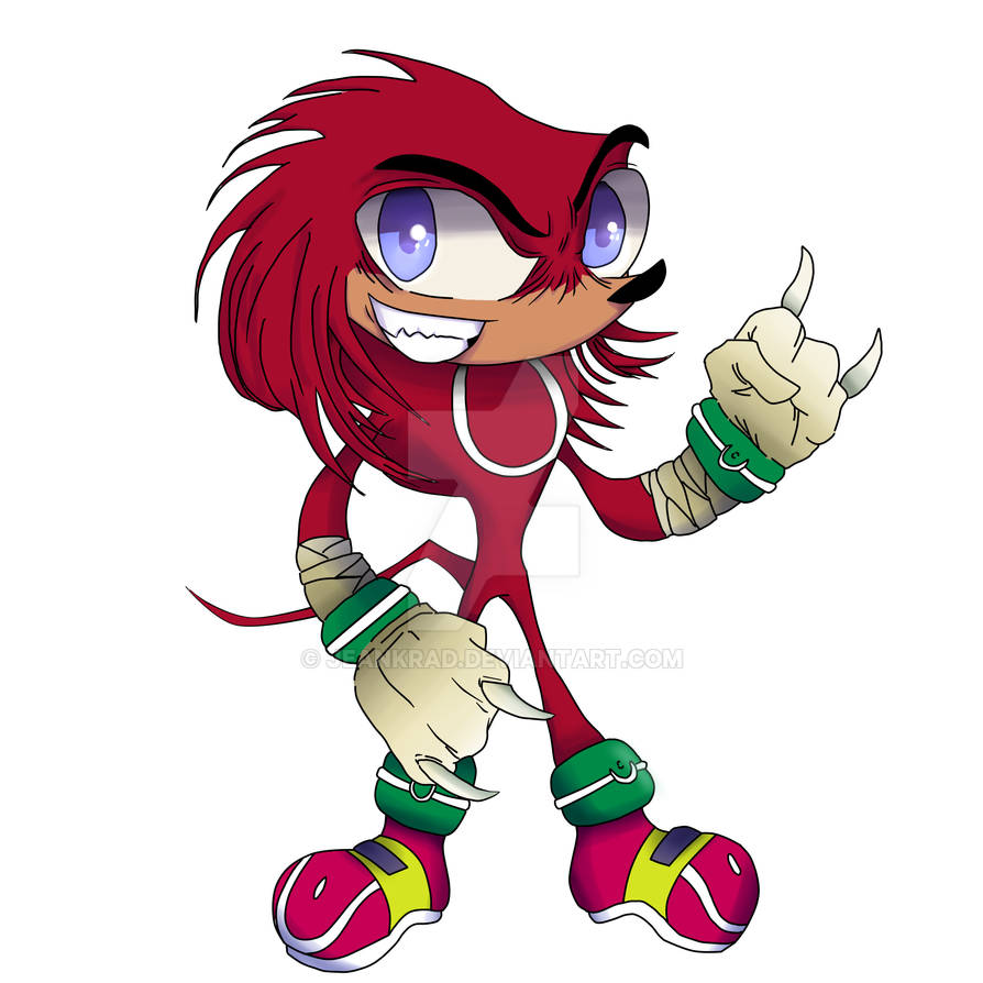 My Knuckles Redesign By JeanKrad On DeviantArt my-knuckles-redesign-by-jeankrad-on-deviantart
