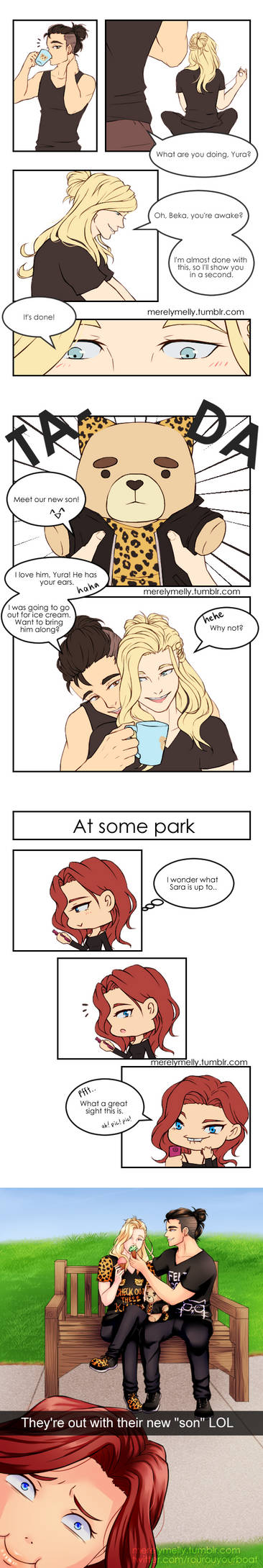 YOI: Older Otayuri and 'son'