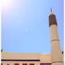 mosque in a desert