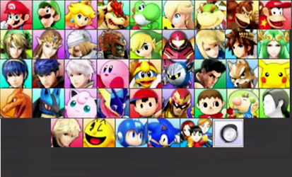 SSB4 Wii U Starter Roster (3DS Version)