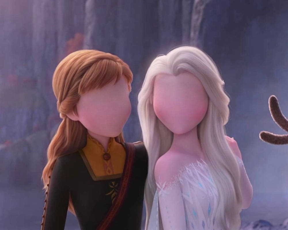 Elsa Face Less Sticker Anna and Elsa Faceless 2 by nschi on DeviantArt