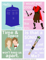 Dr Who Valentines Cards