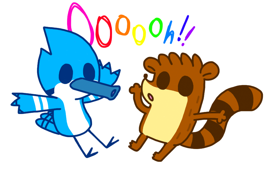 mordecai and rigby chibi by kitttyalicorn on DeviantArt