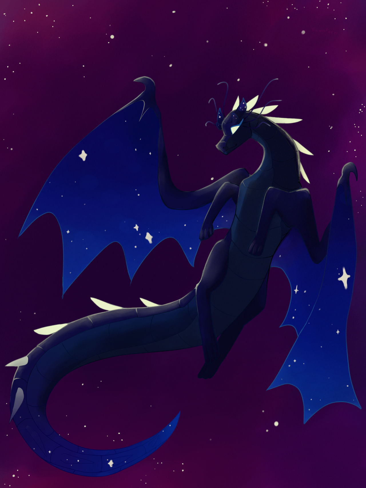 Space Dragon Sketchtober Prompt: 30 by Fawnfern on DeviantArt Space Dragon Sketchtober Prompt: 30 by Fawnfern on DeviantArt