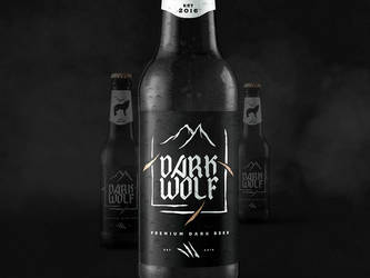 Dark Wolf Brewery by kristaps-design
