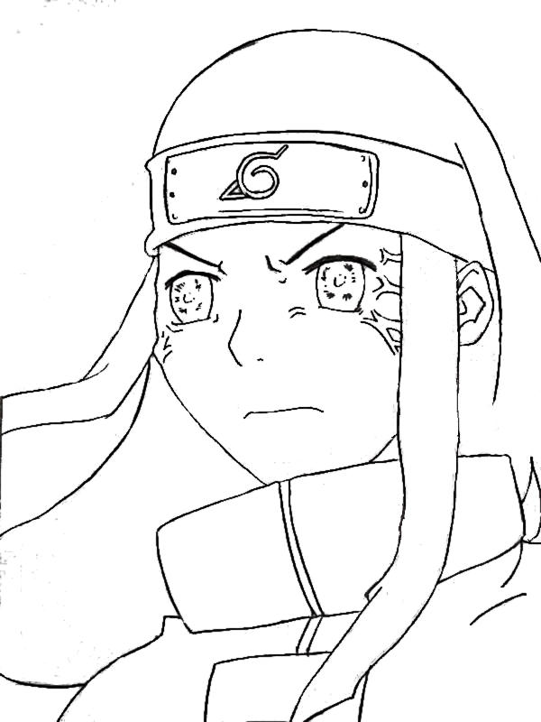 97 Naruto Neji Coloring Pages  HD