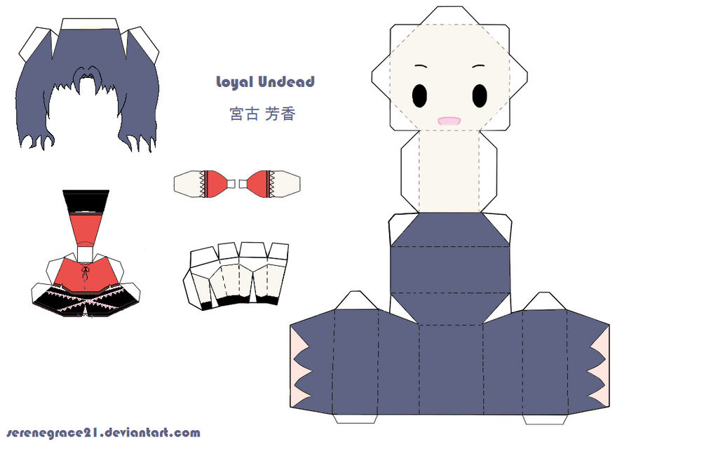 Touhou: Yoshika Miyako Papercraft