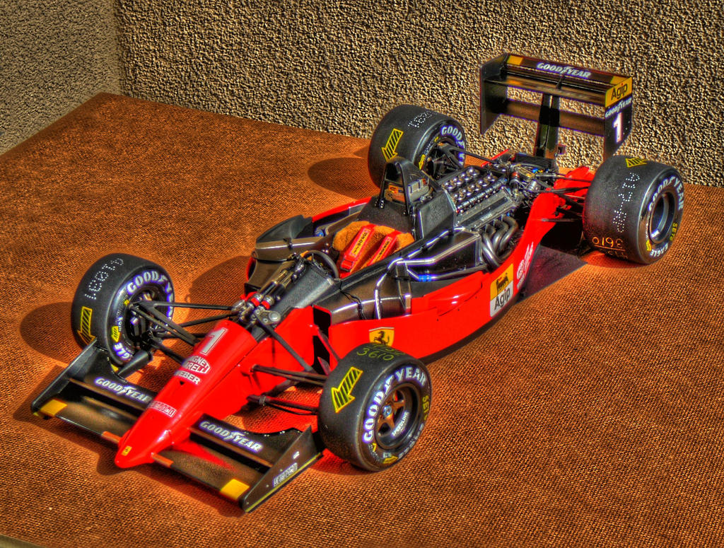 Ferrari 641/2 (F190) Tamiya 1:12 scale model by Autographix on DeviantArt