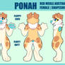 Ponah fursuit ref