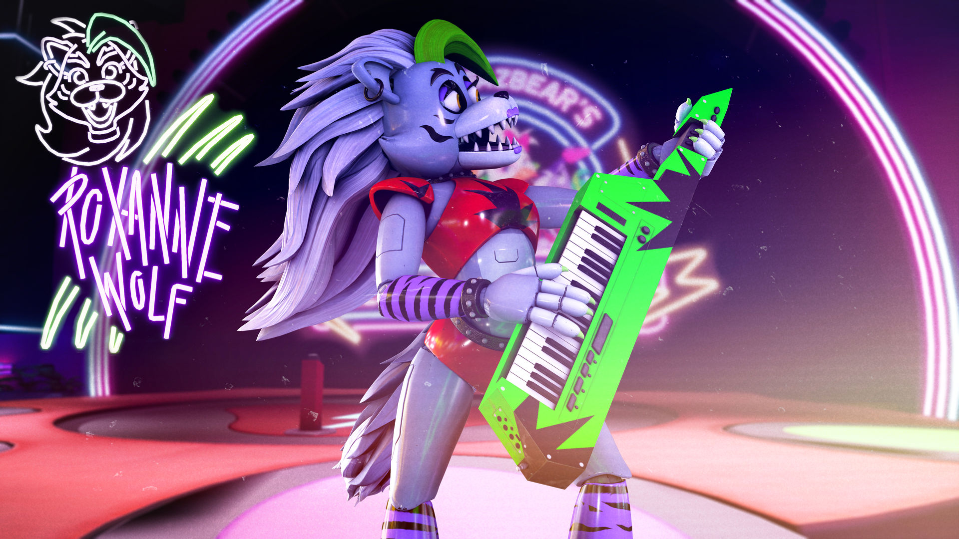 Roxy - Five Nights at Freddy’s: Security Breach by MrChuse on DeviantArt