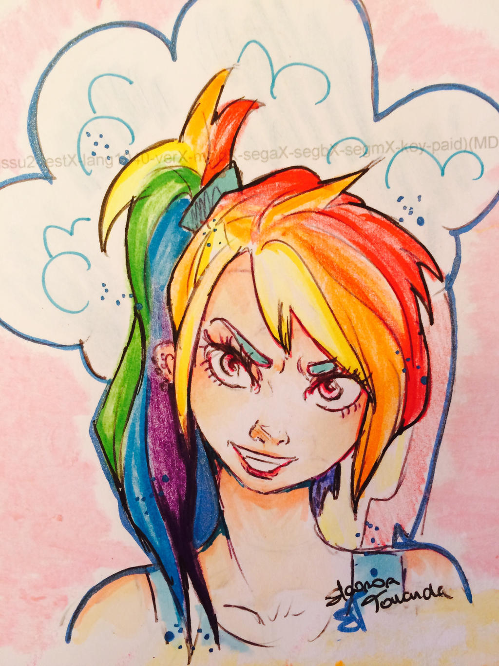 Rainbow dash (human version)