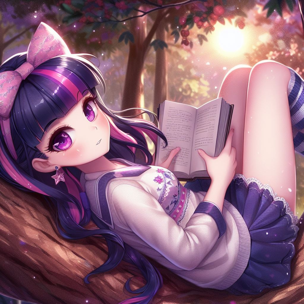 Studying~(Twilight Sparkle)