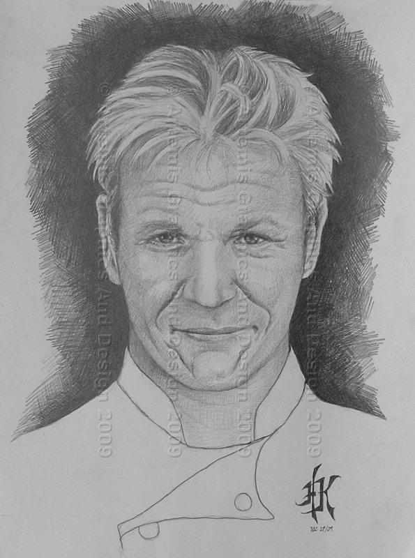 Chef Gordon Ramsay by 12monthsOFwinter on DeviantArt
