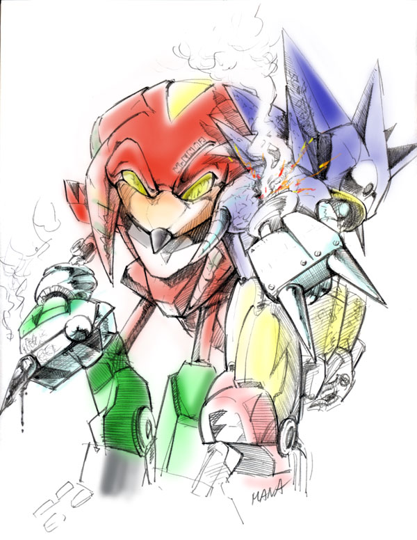 Vs Mecha by SarkenTheHedgehog on DeviantArt