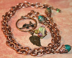 bird song copper neclace