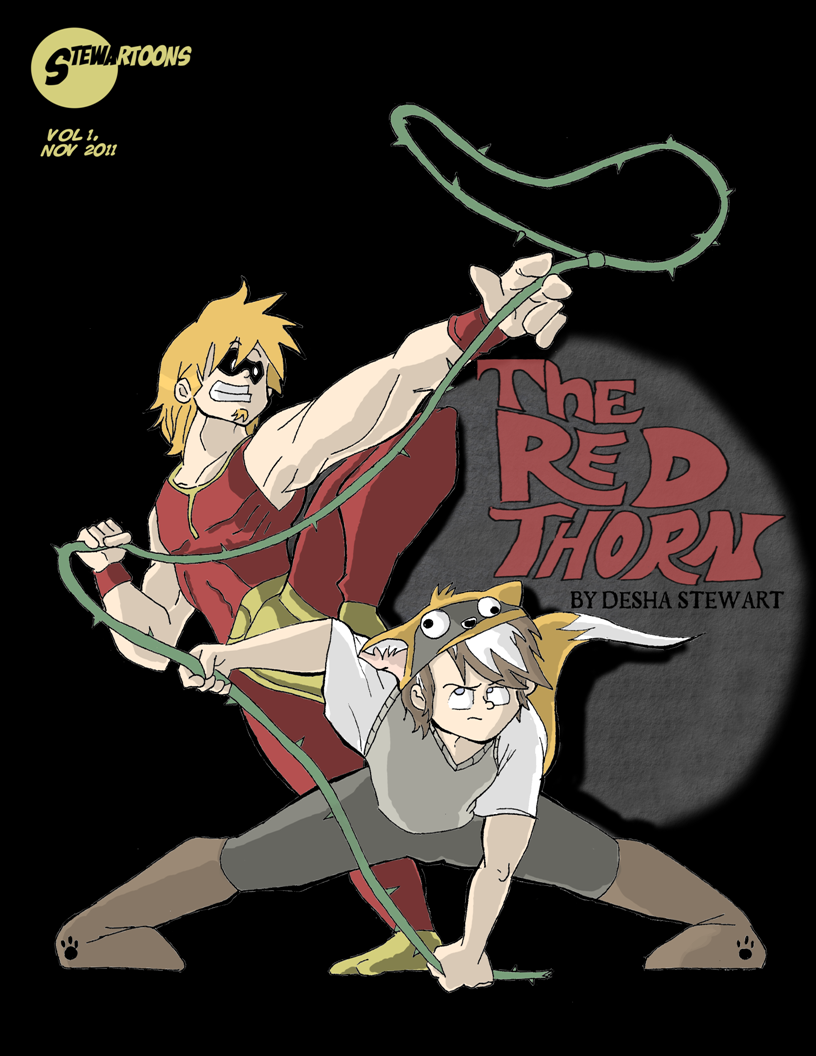 The Red Thorn Comic, coverpage