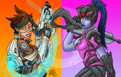 Tracer and Widowmaker