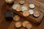 Old English and Dutch Coins by Dewfooter