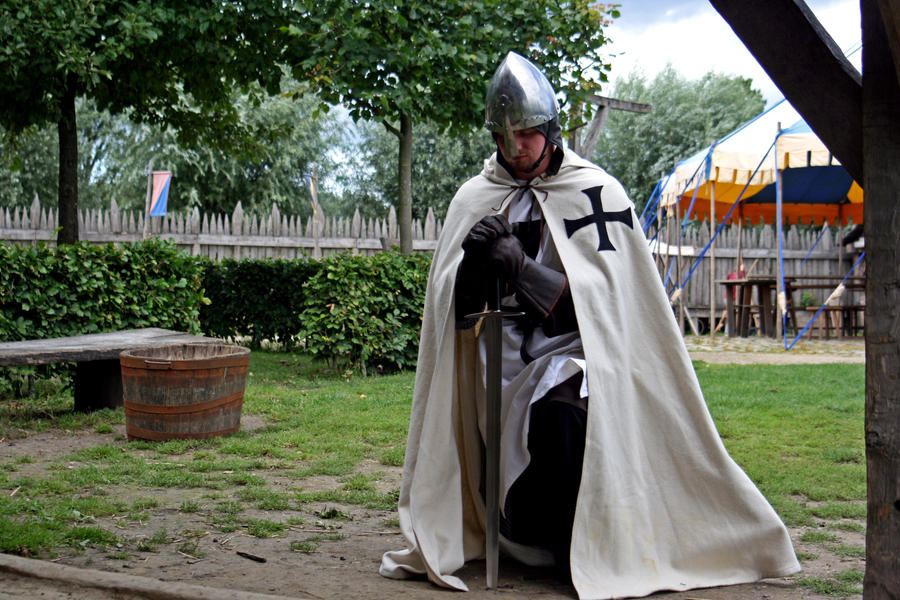 Teutonic knight praying 2 by Dewfooter on DeviantArt