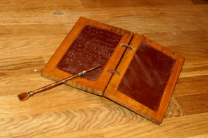 Wax tablets with writing