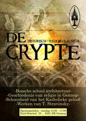 Flyer for De Crypte