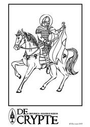 Colouring Page of Saint Martinus of Tours