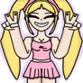 happy anime girl