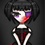 bloody gothic anime girl