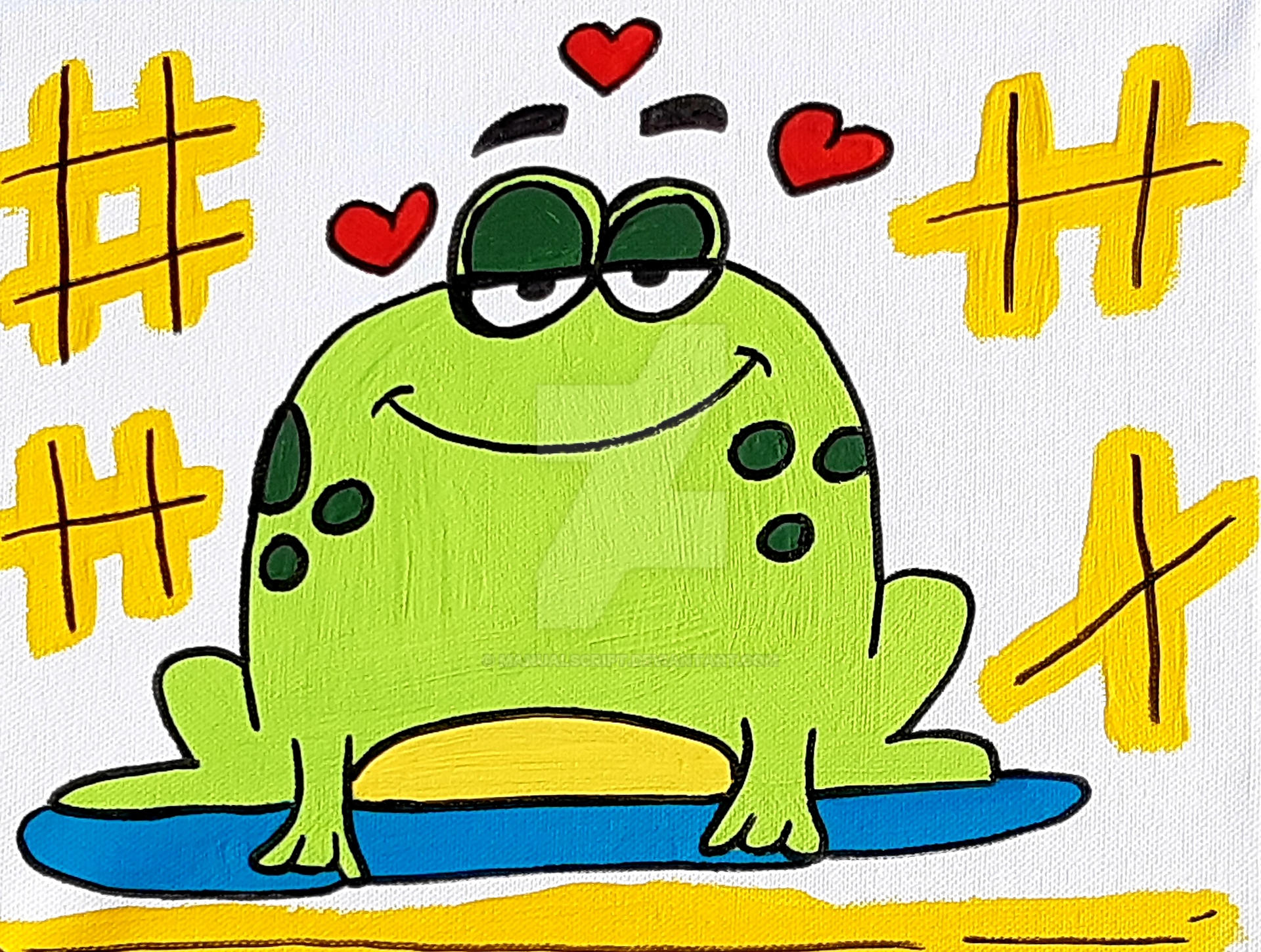 Funky Frog by manualscript on DeviantArt