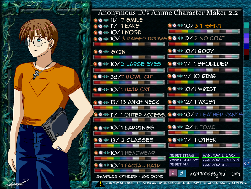 Anime Character Maker 2-Me! :D by 17chrisjenkins on DeviantArt