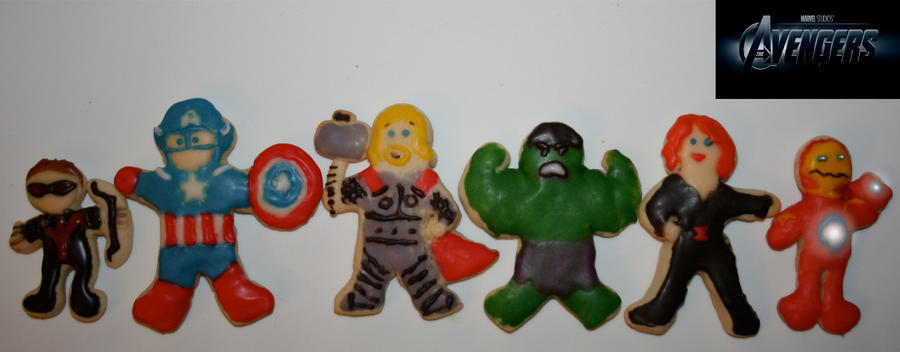 Avengers Sugar Cookies