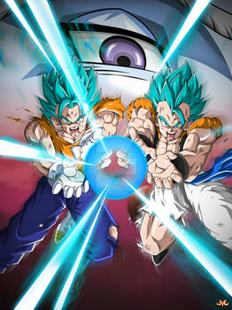 Vegeto and Gogeta Kamehameha