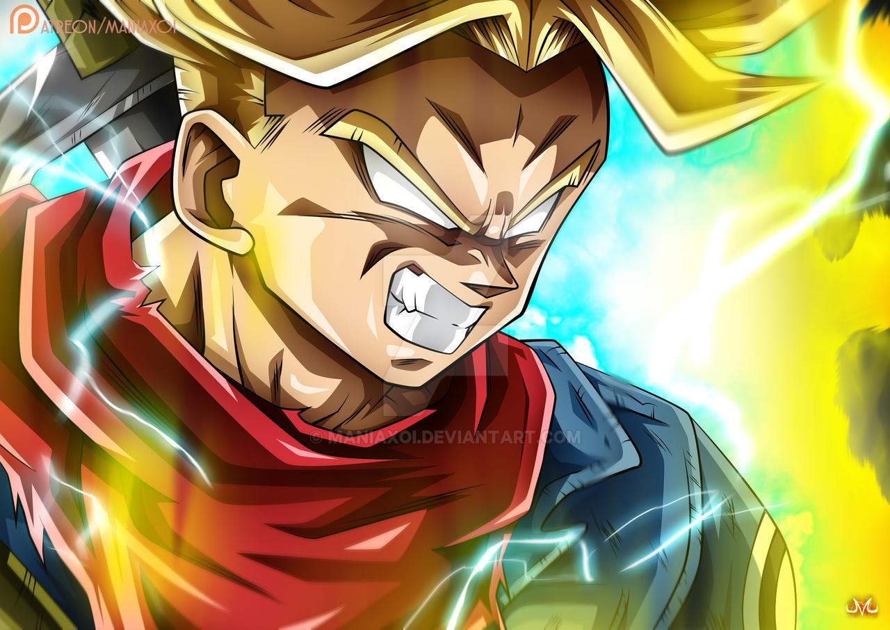 Patreon poll reward : Trunks's Rage by Maniaxoi on DeviantArt