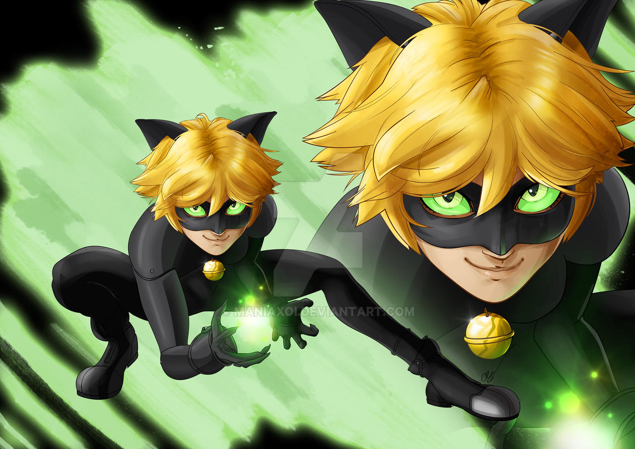 Chat Noir By Maniaxoi On Deviantart Chat Noir By Maniaxoi On Deviantart