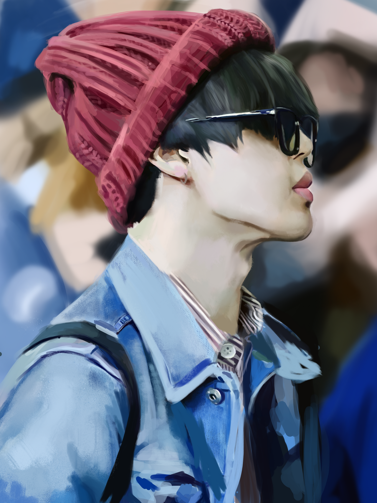 Airport jimin by spicy-nooders on DeviantArt