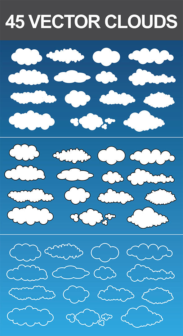 Vector Sclouds 45 Vector Clouds by nadaimages on DeviantArt