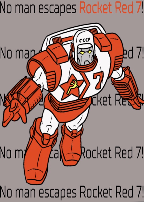 Rocket Red Dc Comics Drawings