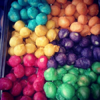 Colorful Kwek-kwek