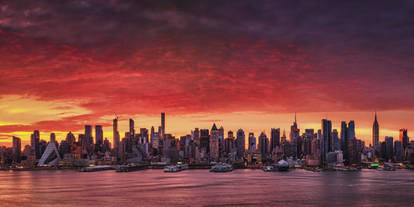 Sunrise Above Manhattan