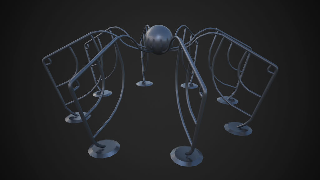 Abstract Spider Metal