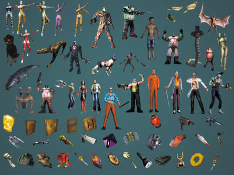 Shadow Man Video Game Characters and Items